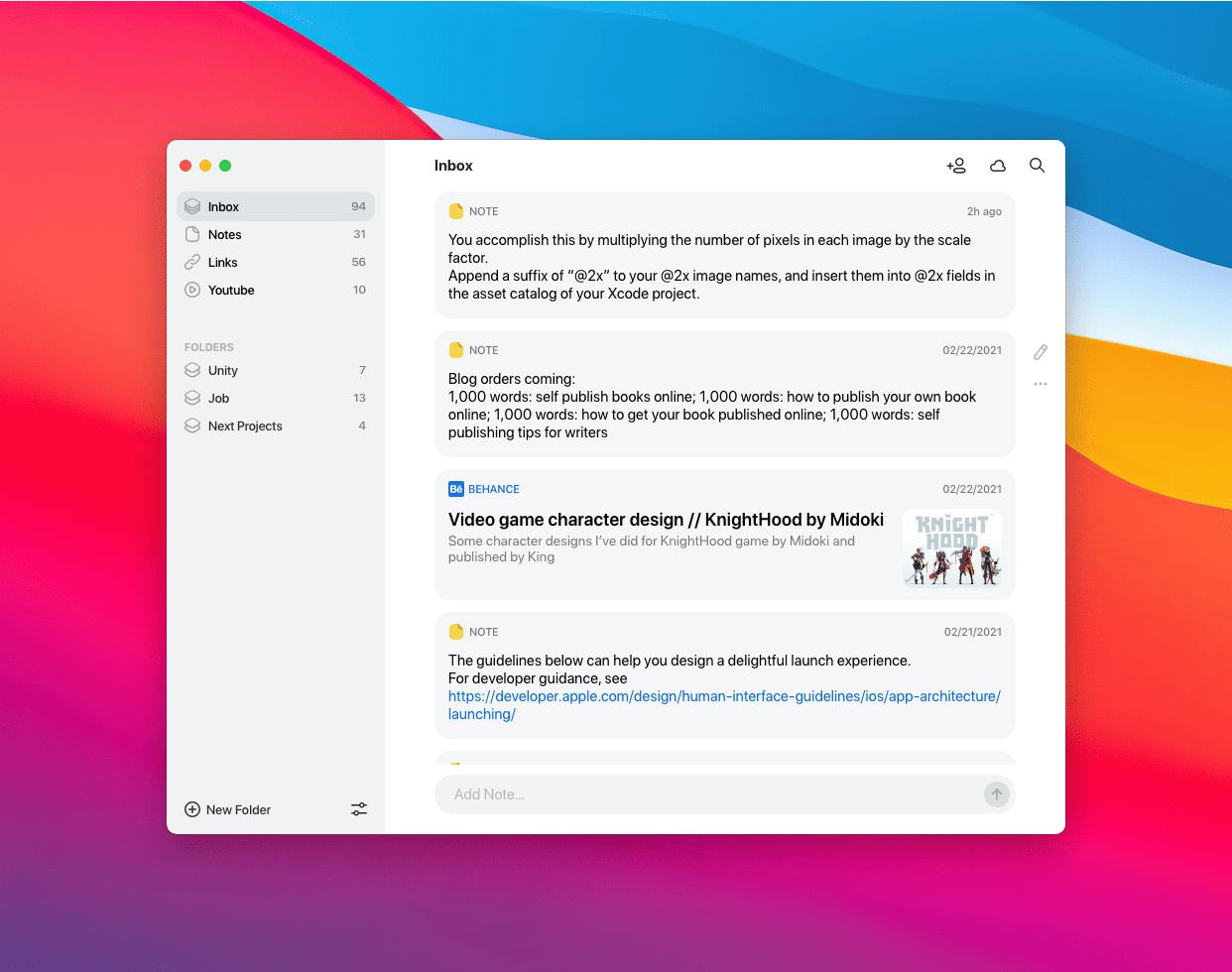 Pasteline macOS screen 1